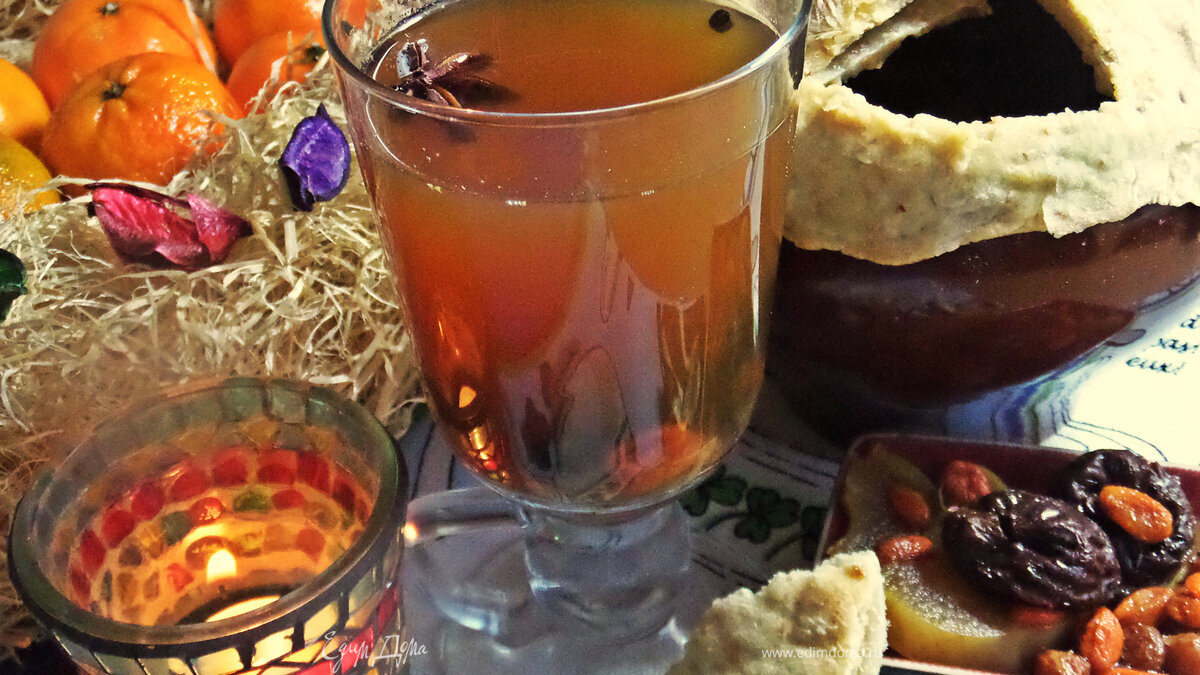 Старинный запеченный напиток "Варенуха"