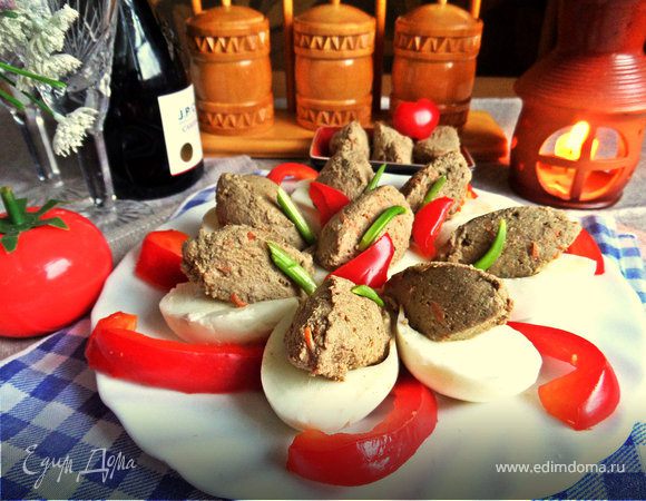 Печёночный паштет яичный Печёночный паштет яичный