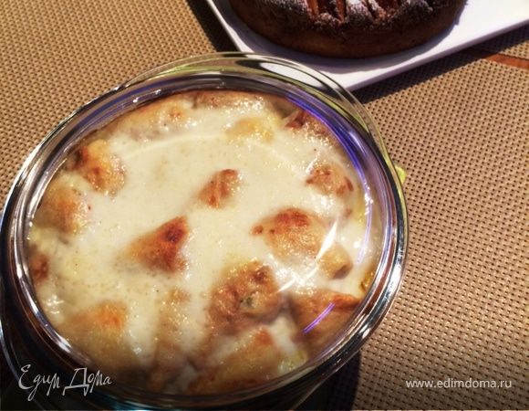 Блинные голубцы под соусом Бешамель Блинные голубцы под соусом Бешамель