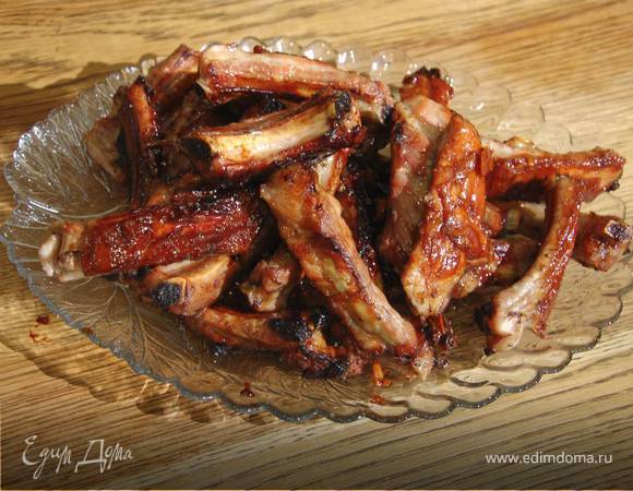 Свиные ребрышки в пряном маринаде