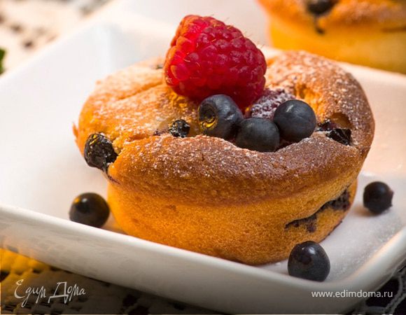 Маффины с ягодами Маффины с ягодами