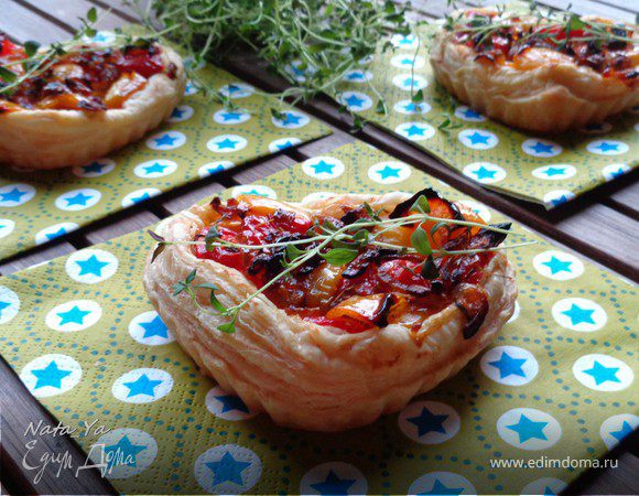 Мини-тарты со сладким перцем