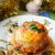 Мясные башенки с начинкой, запеченные под сырной шапочкой