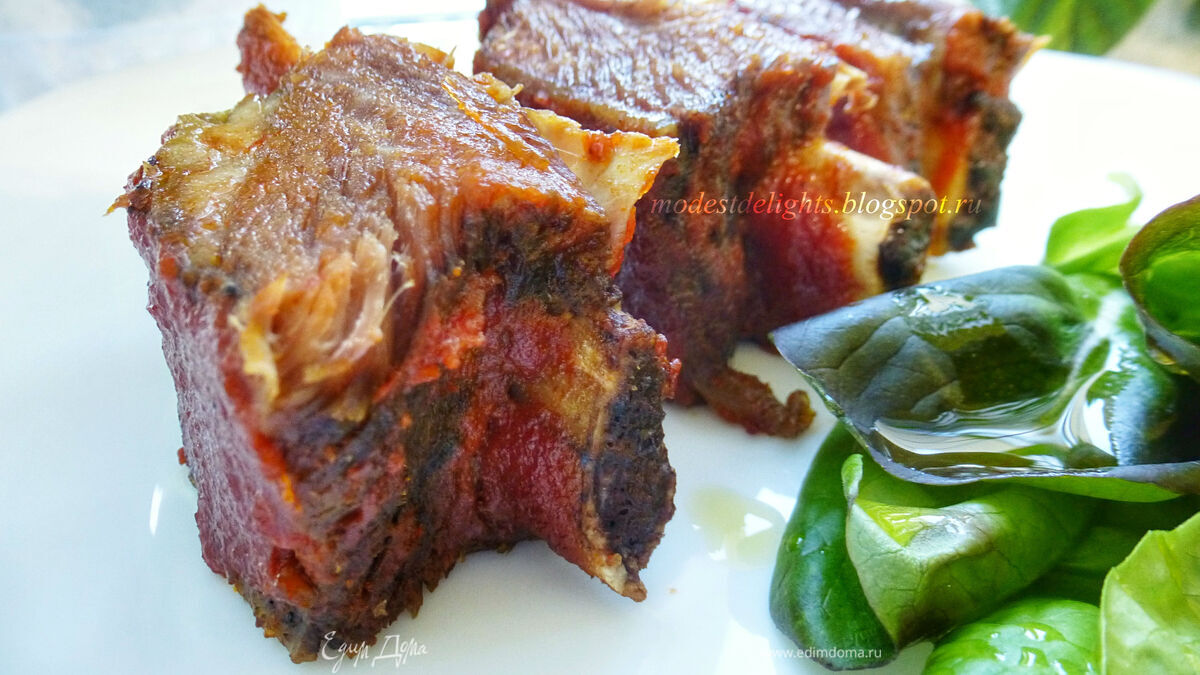 Томленые говяжьи ребра по Дж. Оливеру