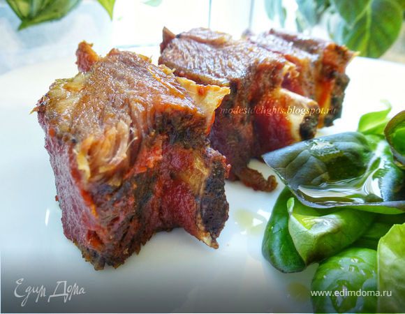 Томленые говяжьи ребра по Дж. Оливеру Томленые говяжьи ребра по Дж. Оливеру