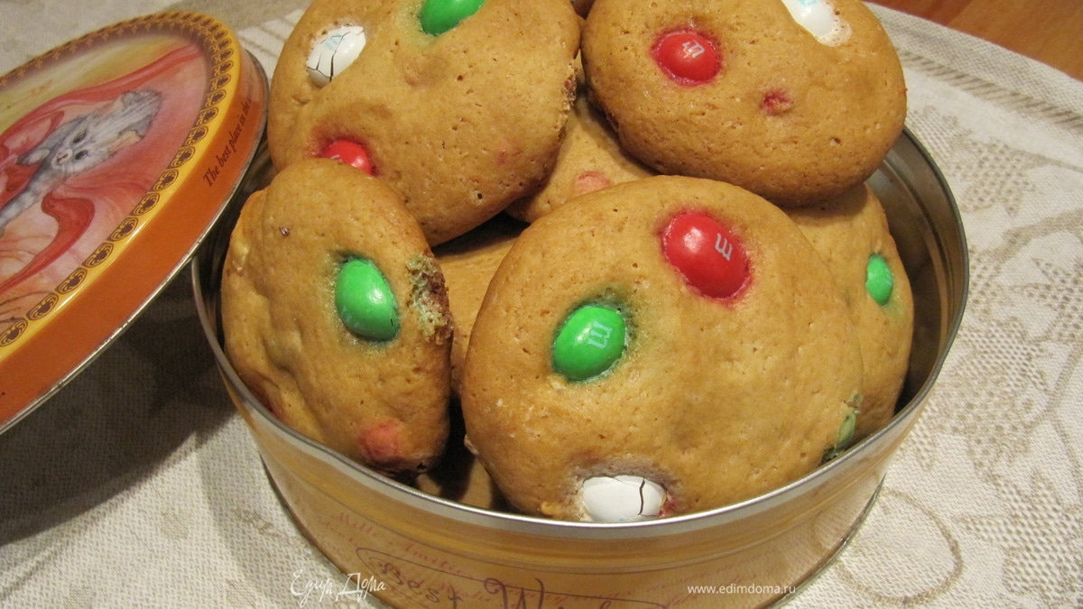 Печенье с M&M's