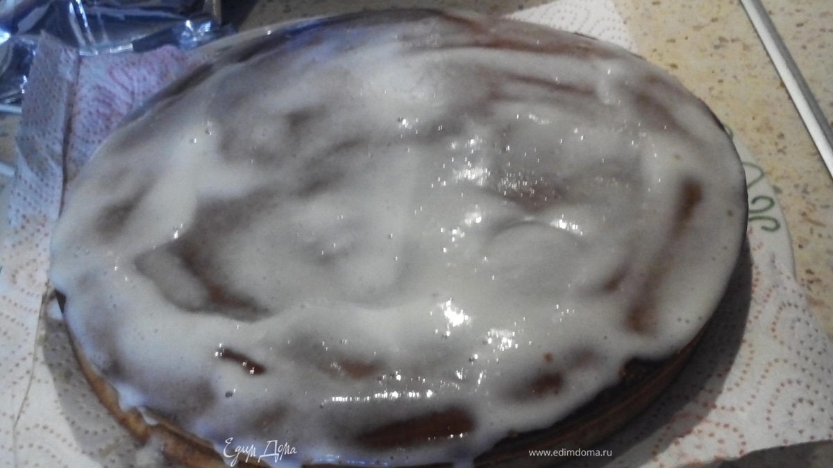 Торт из заварного крема