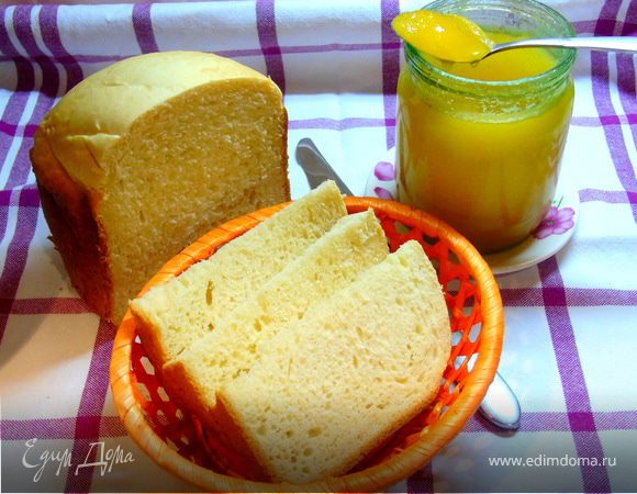 Хлеб на сметане в хлебопечке Хлеб на сметане в хлебопечке