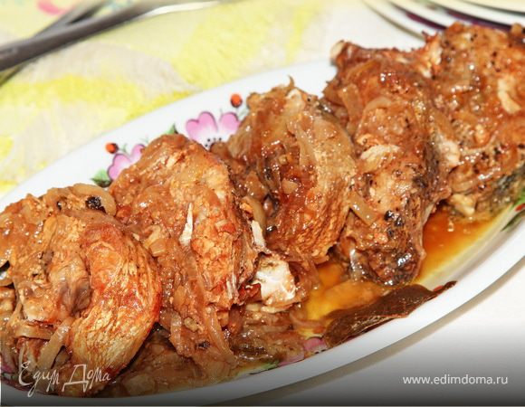 Судак на луковой шелухе Судак на луковой шелухе