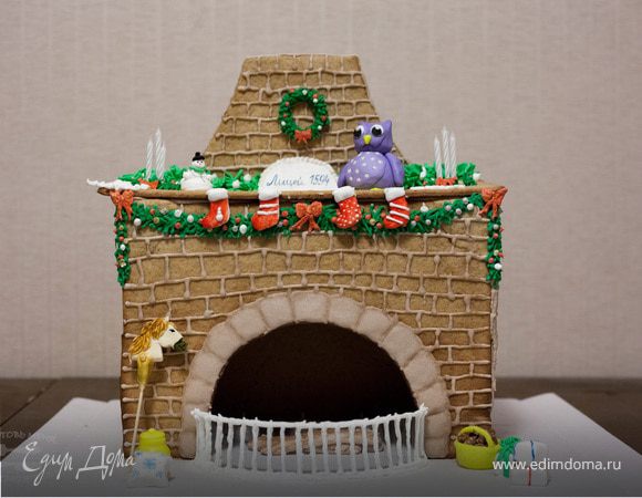 Пряничный камин Пряничный камин