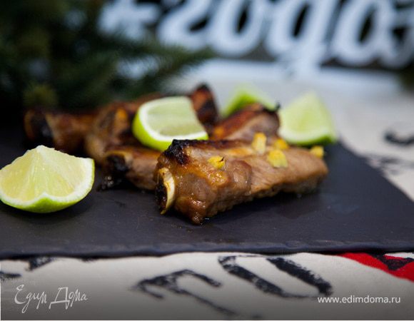 Свиные ребра в медовой глазури Свиные ребра в медовой глазури