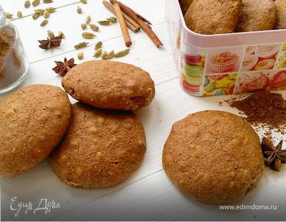Пряники с орешками на цельнозерновой муке