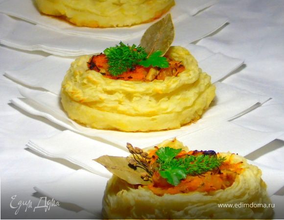 Пряная закуска с жареной малосольной сельдью 