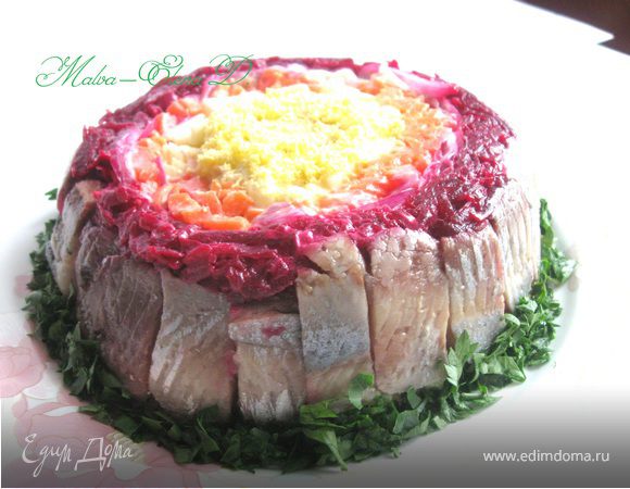 Селедка без шубы "Теплая зима" Селедка без шубы "Теплая зима"