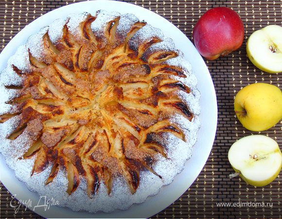 Простой яблочный пирог Простой яблочный пирог