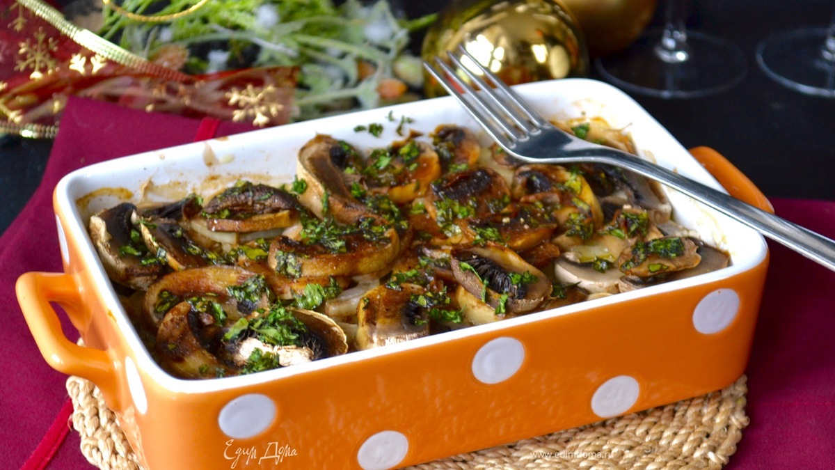 Буюрди с шампиньонами