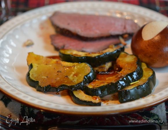 Акорн тыква в глазури Акорн тыква в глазури