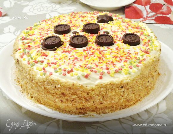 Нежнейший торт с яблочным пюре