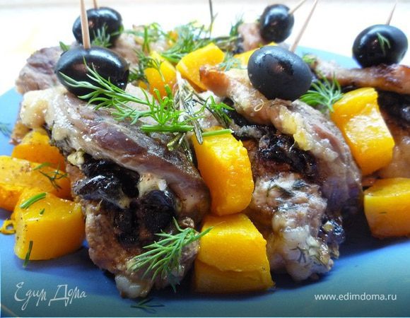 Рулетики из свинины с черносливом