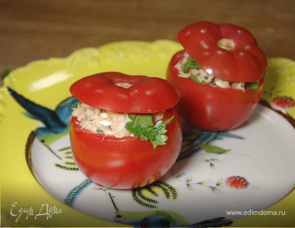 Помидоры, фаршированные тунцом 