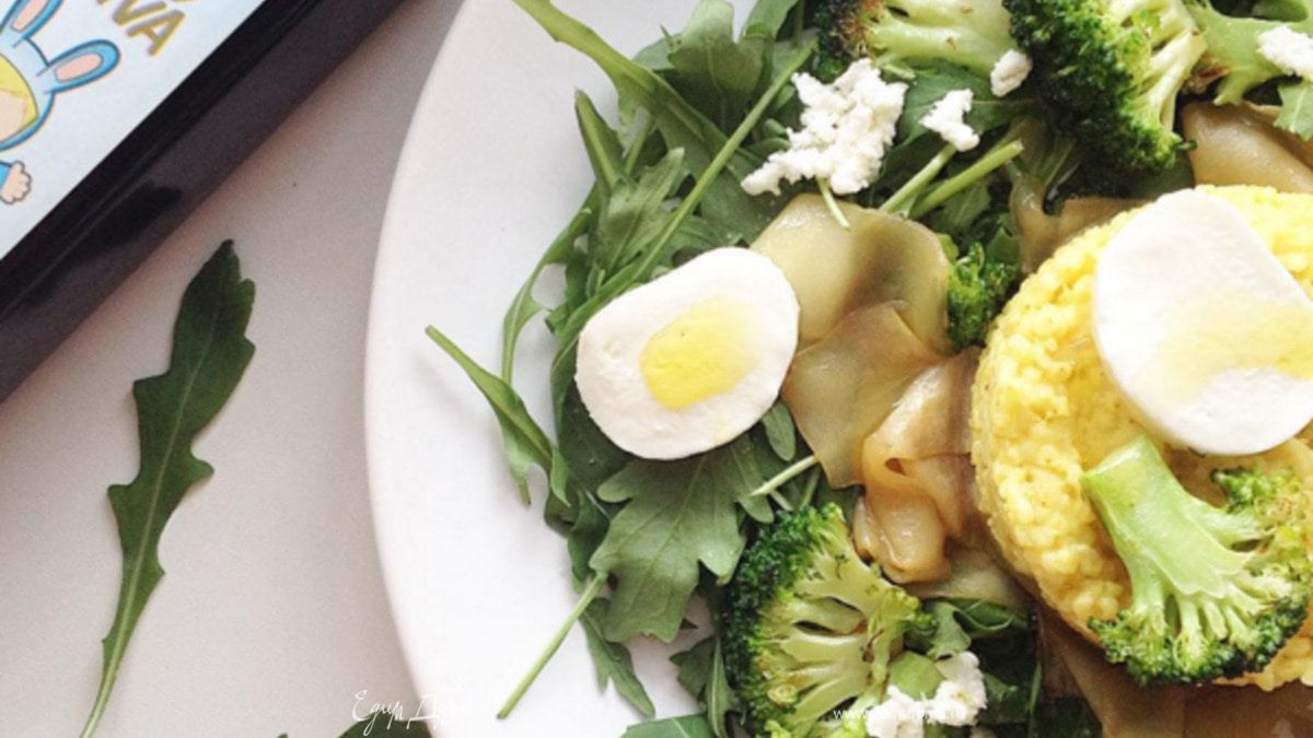 Царская зелень с пшеном и сыром