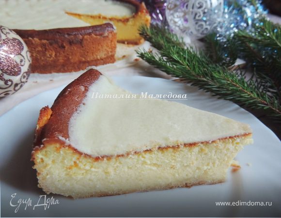 Необычный новогодний чизкейк