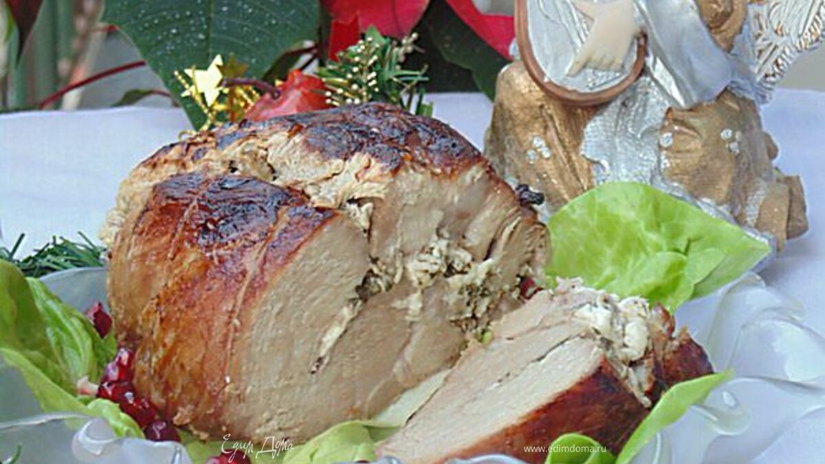 Окорок, запеченный с фетой «Башмачок»