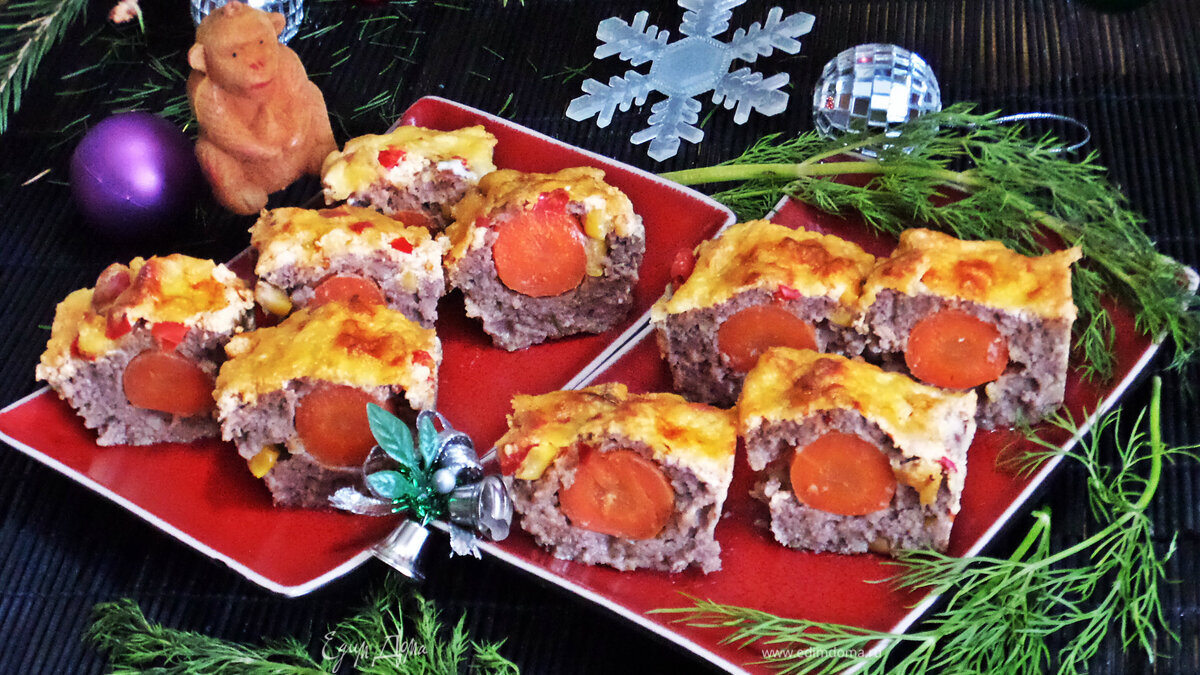 Мини-мясные буханки с сюрпризом