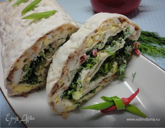 Нежный рулет с тунцом Нежный рулет с тунцом