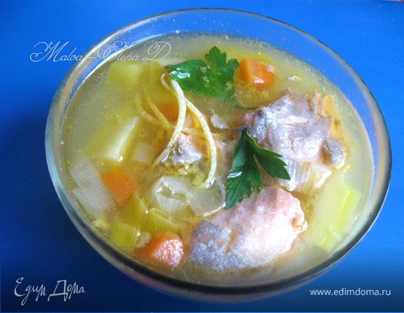 Рыбный суп из лосося