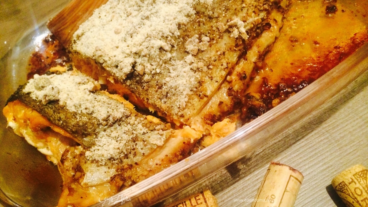 Форель в панировке
