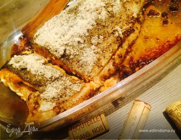 Форель в панировке