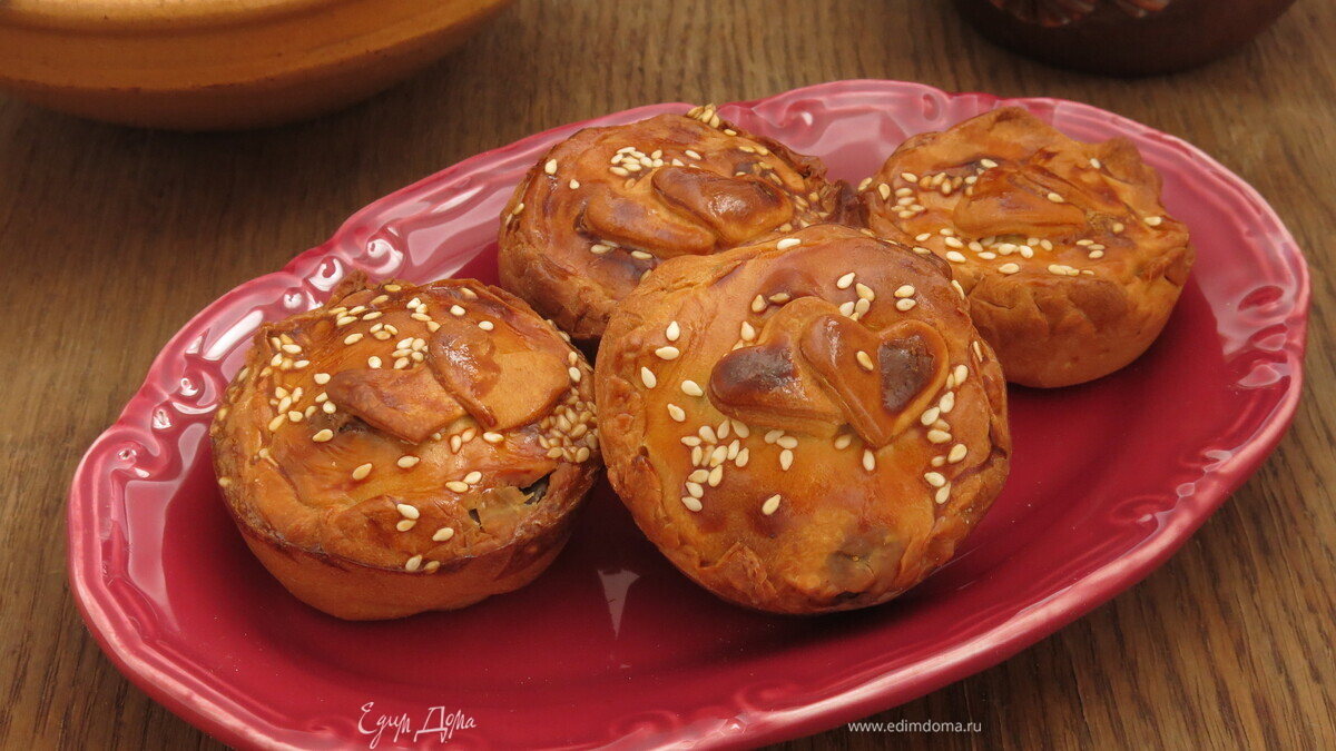 Мини-пироги к 14 февраля