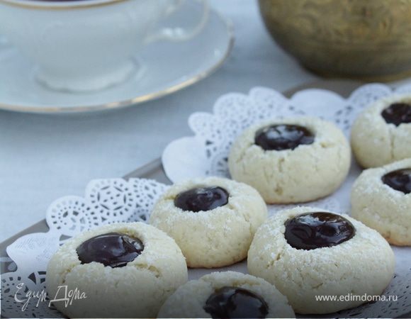 Печенье с шоколадным ганашем Печенье с шоколадным ганашем