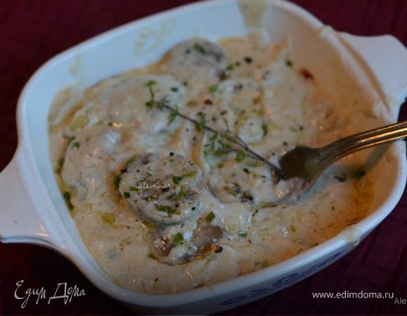 Жюльен с грибами