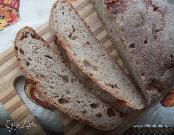 Чешский деревенский хлеб на ржаной закваске 