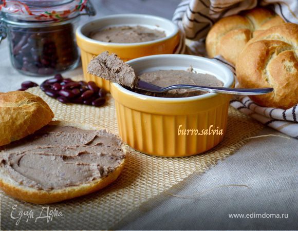 Печеночный паштет с фасолью Печеночный паштет с фасолью