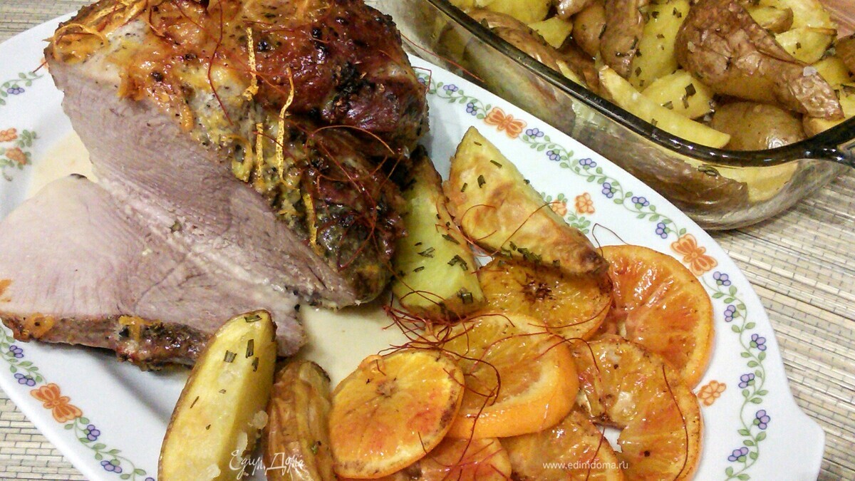 Свинина в апельсинах