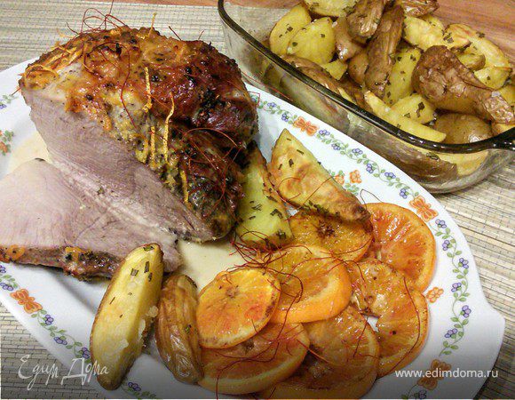 Свинина в апельсинах