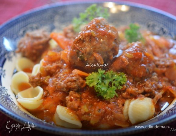 Мясной соус по-итальянски Мясной соус по-итальянски