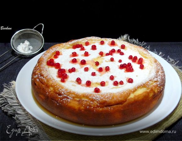 Нежный творожник с яблоками Нежный творожник с яблоками