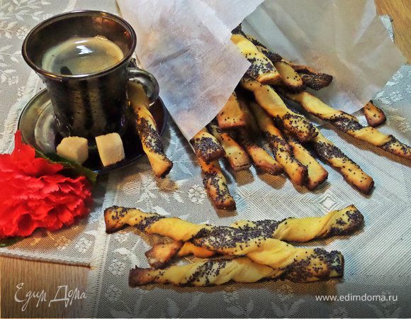 Маковые хрустящие палочки