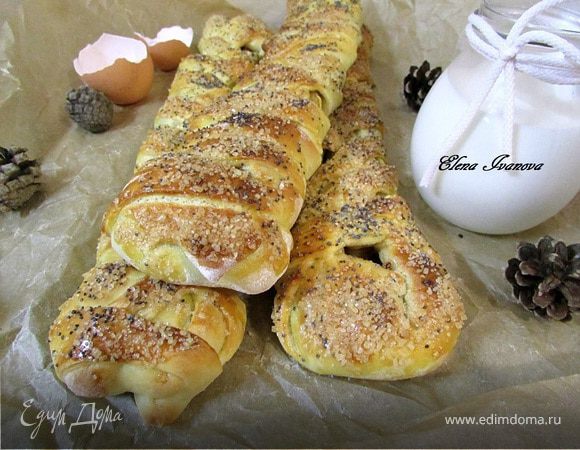 Яблочные пироги-багеты Яблочные пироги-багеты