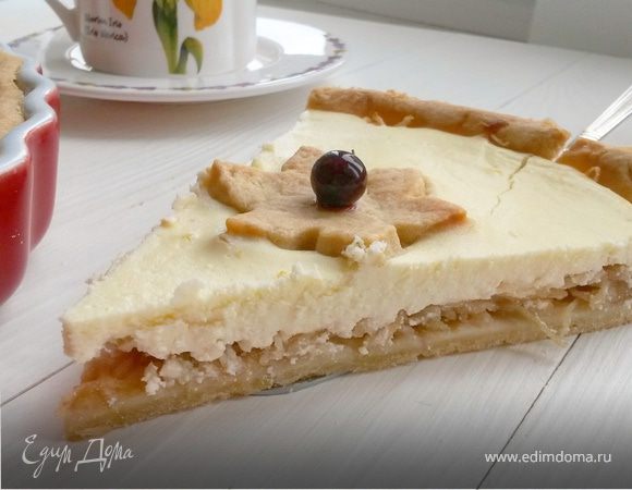 Творожно-яблочный тарт Творожно-яблочный тарт