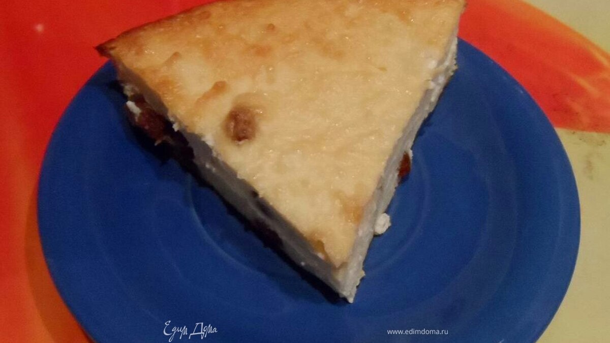 Традиционная творожная запеканка с манкой