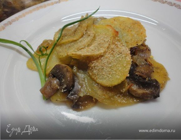 Картофельная запеканка по-монастырски Картофельная запеканка по-монастырски