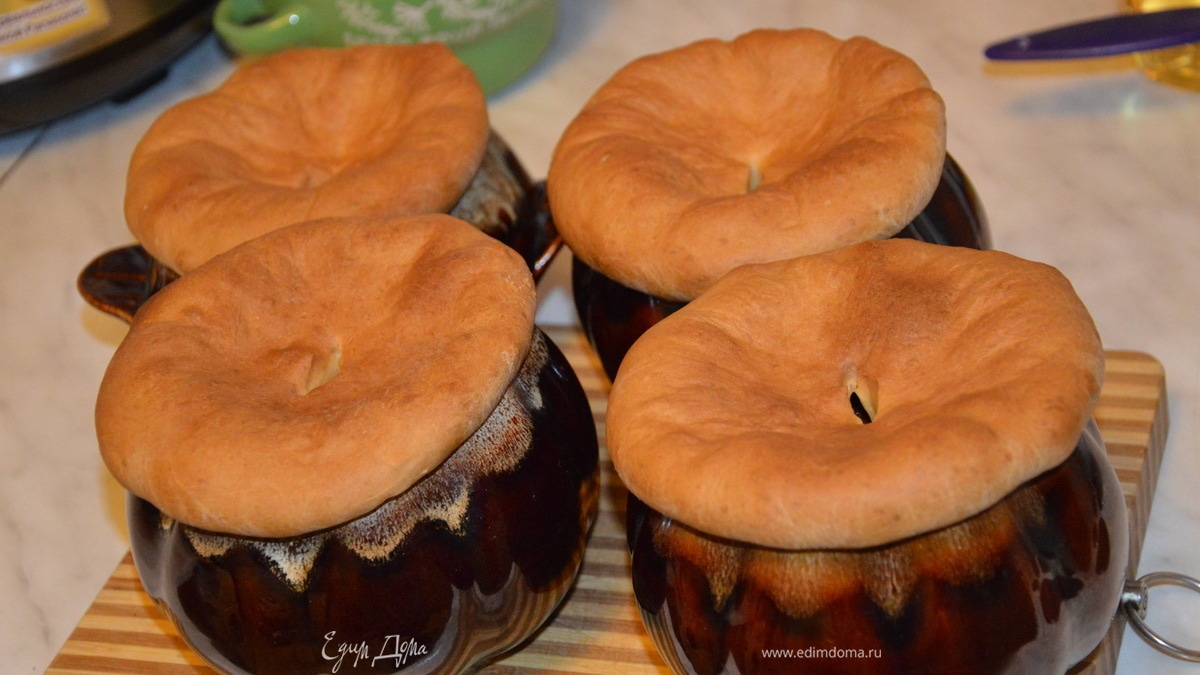 Жаркое в горшочках