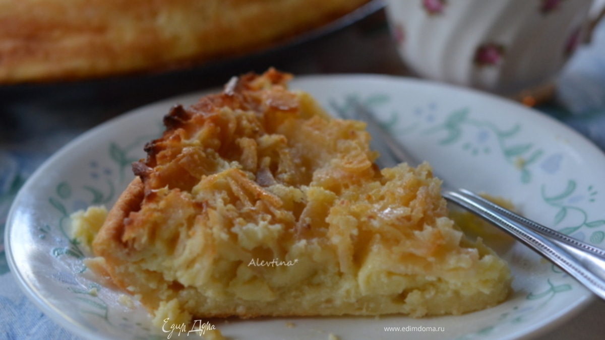 Лимонно-кокосовый кекс