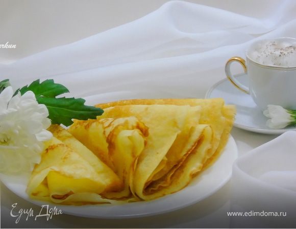 Манные дрожжевые блины Манные дрожжевые блины