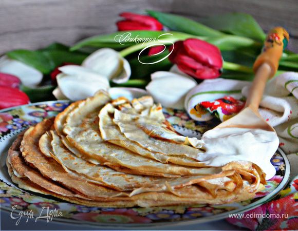 Заварные блины на кефире Заварные блины на кефире